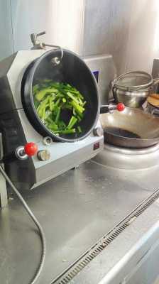 餐厅不锈钢制品炒菜机（做不锈钢餐具的机器）-图2
