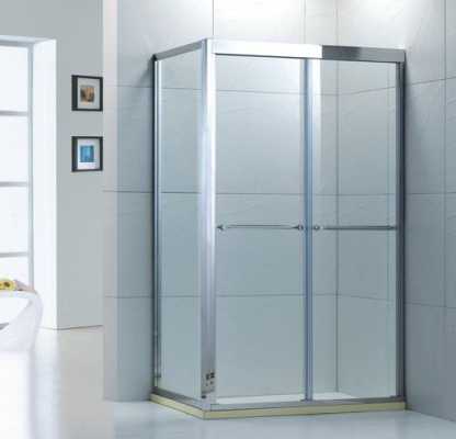 铝制品不锈钢制品浴室（不锈钢包铝合金淋浴房）-图1