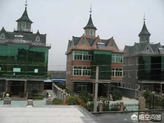 为什么浙江萧山农村地区的房屋修的像教堂一样？为什么房顶上要加上大型的避雷针（余杭区的不锈钢制品厂）-图1